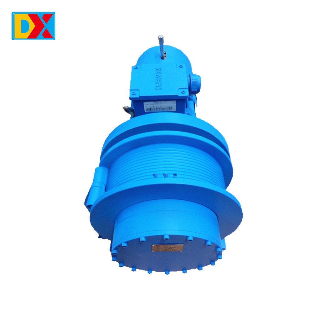 High Quality 3 Ton 12000lb Winch 12V with Metal Control Box 10ton Hydraulic Winch Single Drum Winches Pulling Forest Logging Hyd