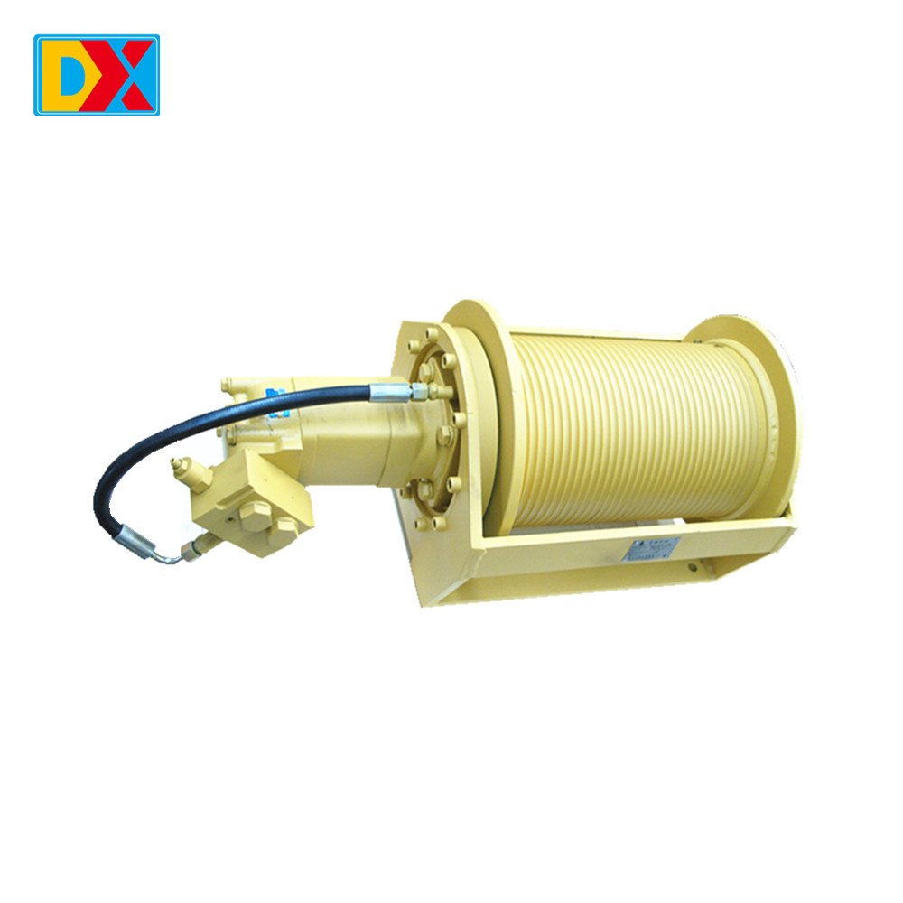 High Quality 3 Ton 12000lb Winch 12V with Metal Control Box 10ton Hydraulic Winch Single Drum Winches Pulling Forest Logging Hyd