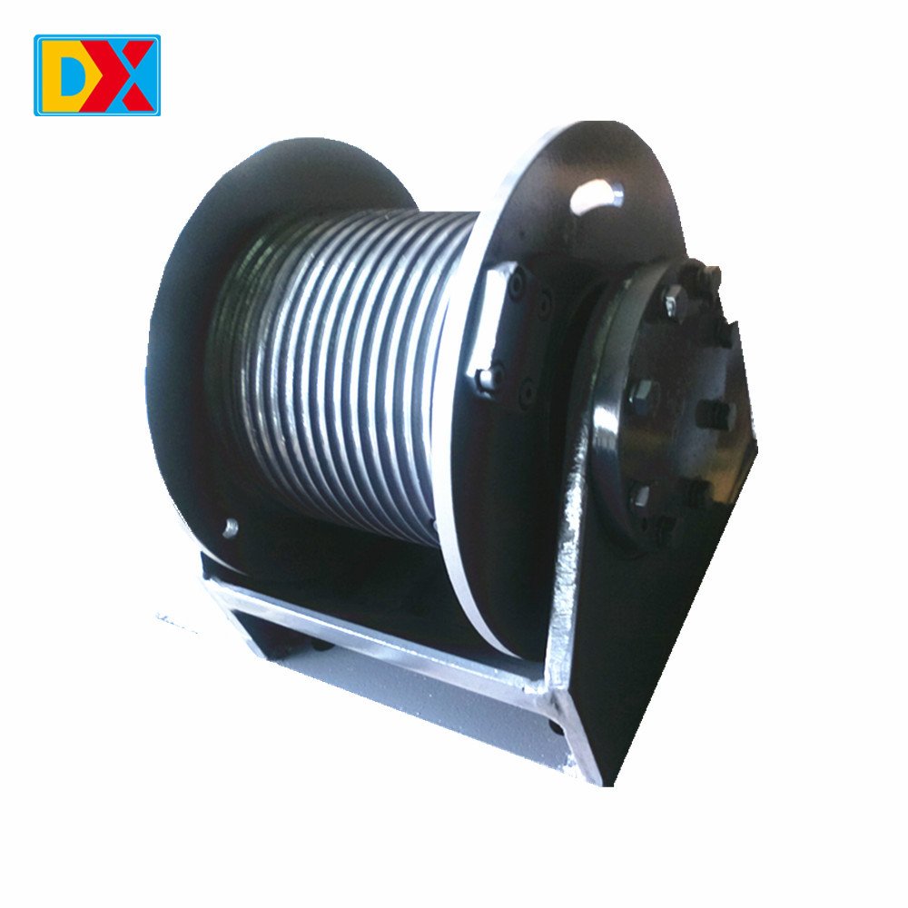 High Quality 3 Ton 12000lb Winch 12V with Metal Control Box 10ton Hydraulic Winch Single Drum Winches Pulling Forest Logging Hyd