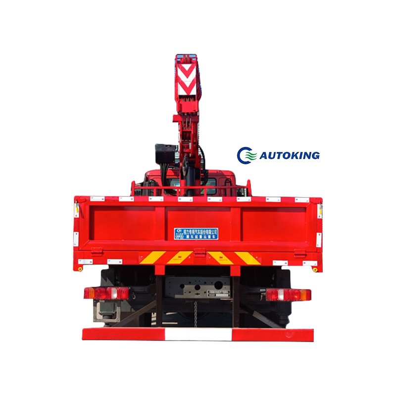 4*2 7 Ton Hydraulic Crane Truck HOWO Flatbed Chassis Bed Crane Truck Mobile Crane Construction Howo Foldable