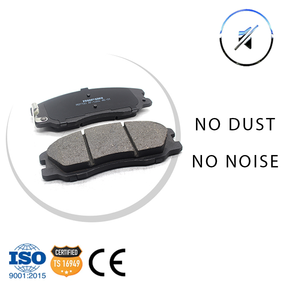 CHINA BRAKE PADS MANUFACTURE HIGH QUALITY CERAMIC SEMI METALLIC BRAKE PADS D1471 for TOYOTA AVANZA DAIHATSU SUZUKI APV