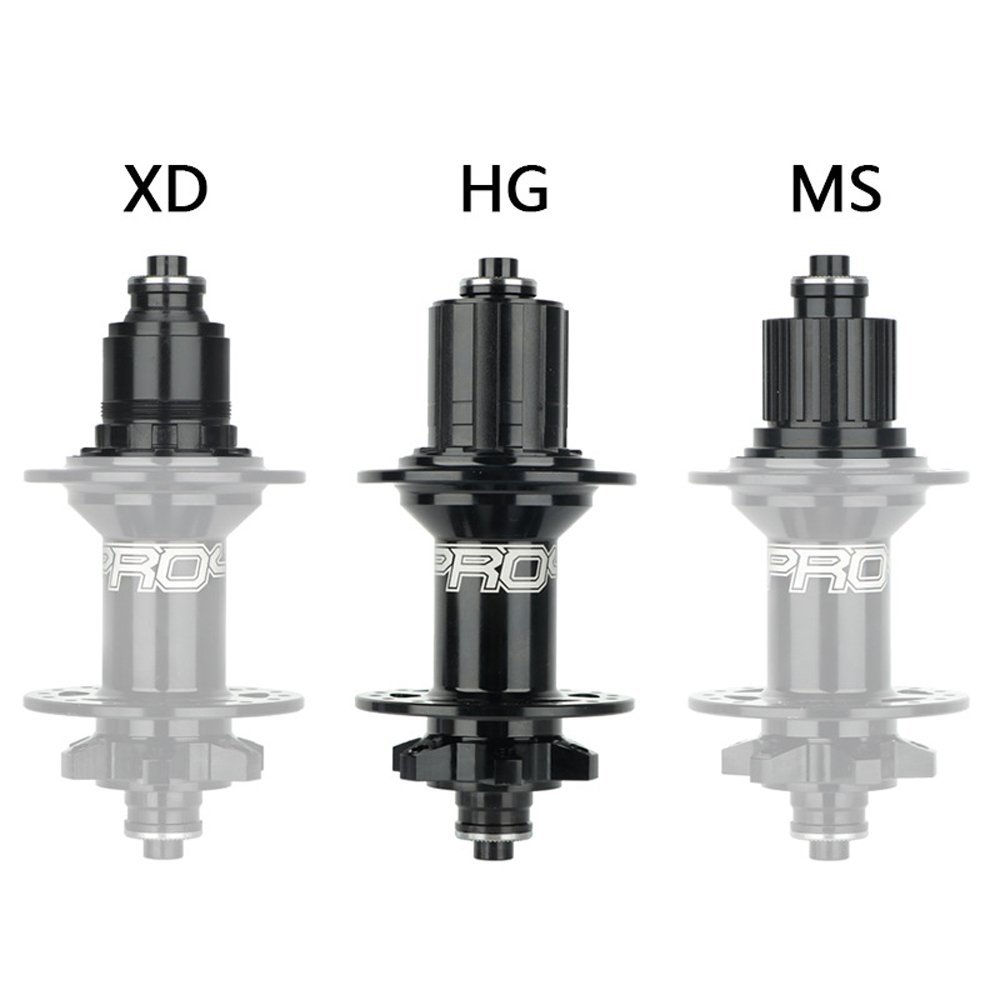 HASSNS PRO4 HG/XD/MS Bicycle Flower Drum 120 Ring 4 Bearings 6 Claw Mountain Bike Flower Drum 32/36 Hole 11s12 Speed Bike Hub