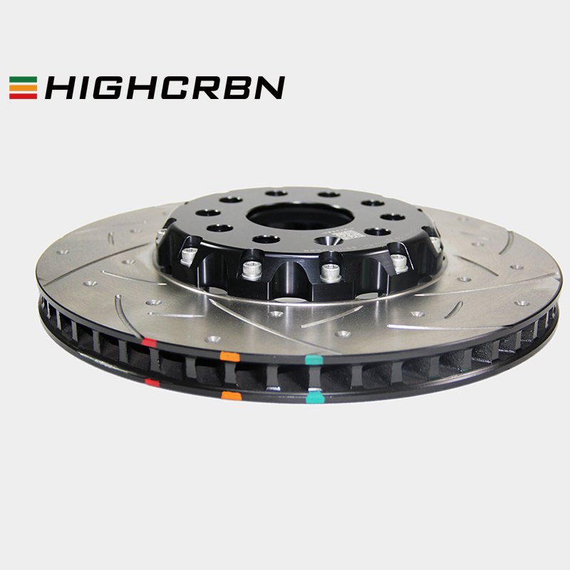 HIGHCRBN 395*36mm 2-piece Brake Disc Floating Front Brake Disc for BMW X5M G05/G06/G07/G12 G30/F90 OE#34116860919;34116860920