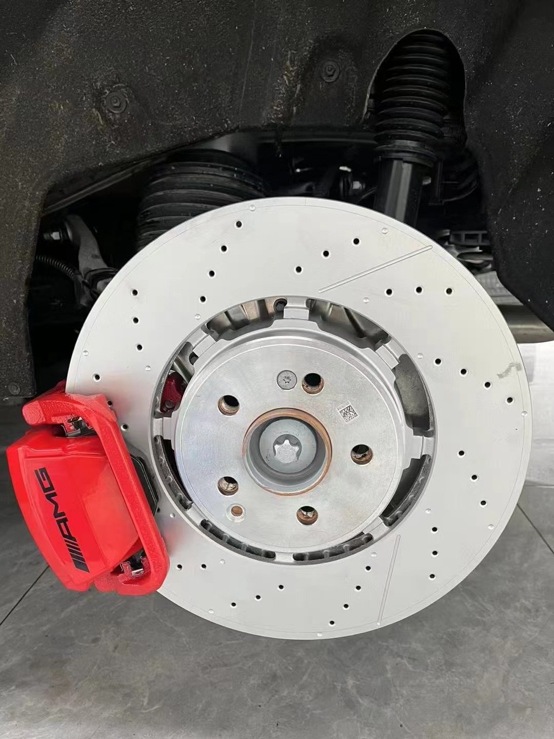 Front Brake Kit 6 Pot Caliper with Disc Rotor 380x34 for benz G63 G500 G400D G350 G400D G350