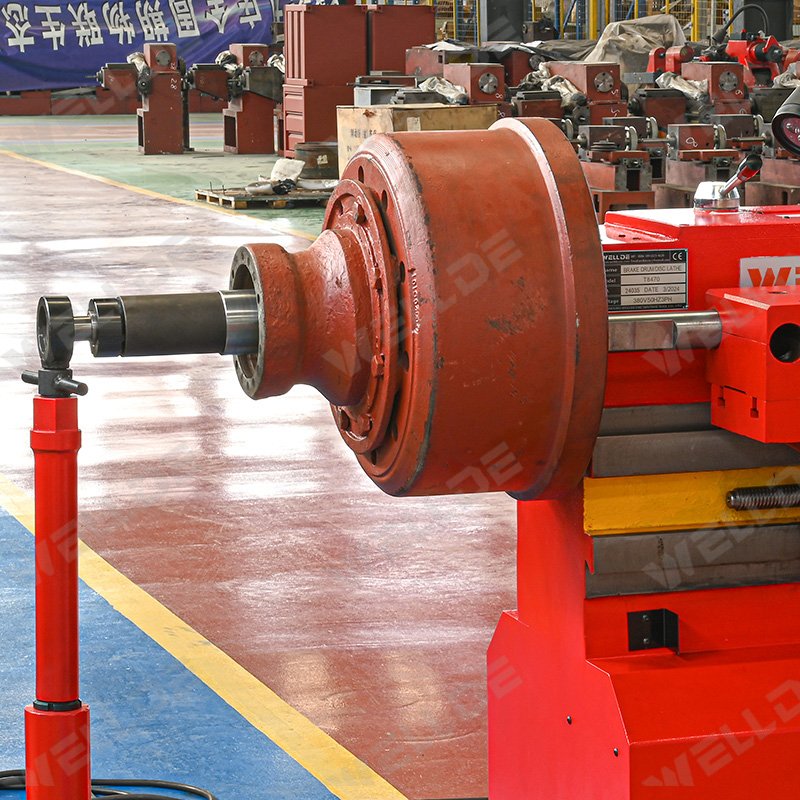 WELLDE Brake Disc Drum Lathe T8445 Rectificadora De Discos Y Tambores De Frenos T8465 T8470