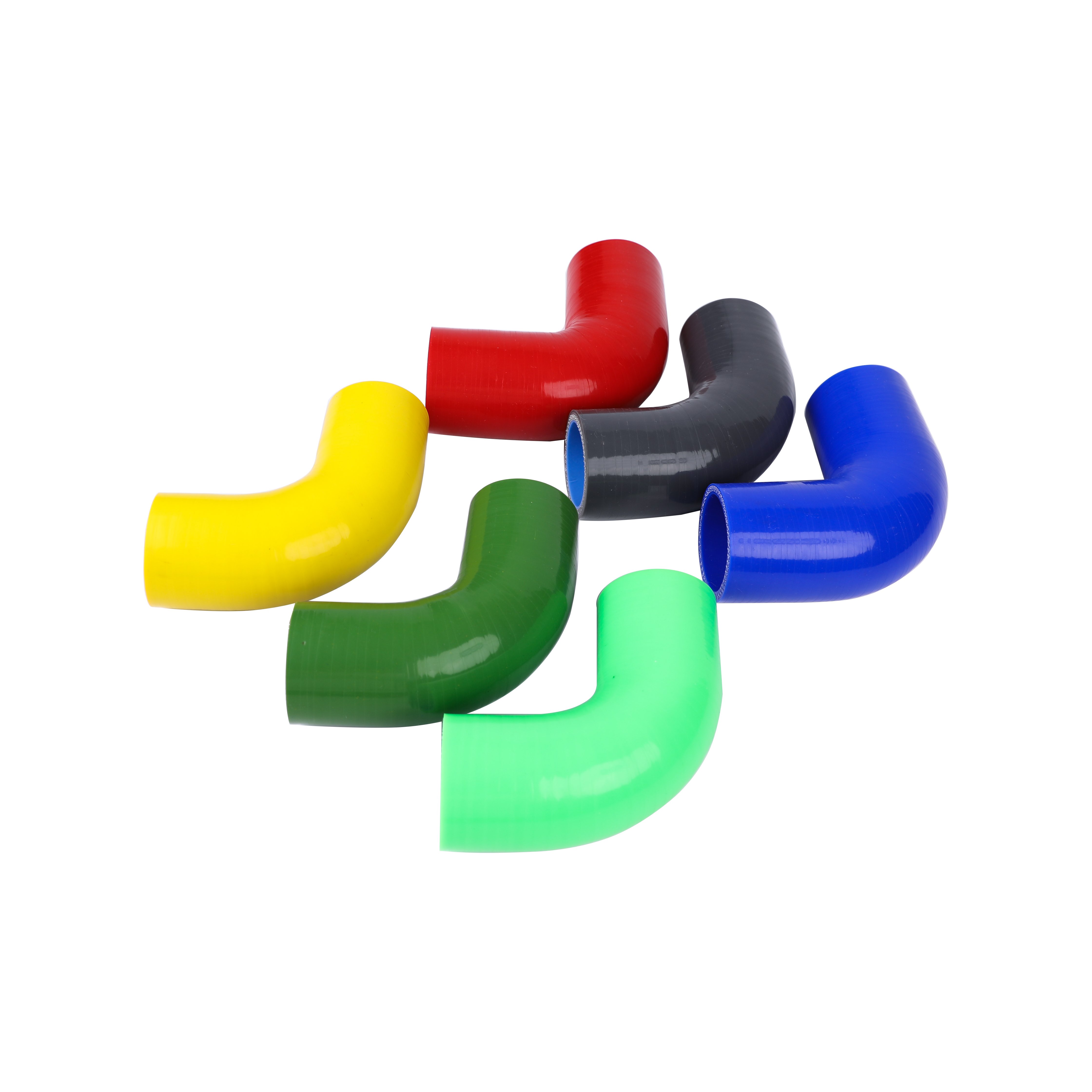 Kinglin Factory Wholesale Automotive Silicone Hose ID 20mm/38mm/45mm/51mm/63mm Elbow 90 Degree Bend Silicone Hose
