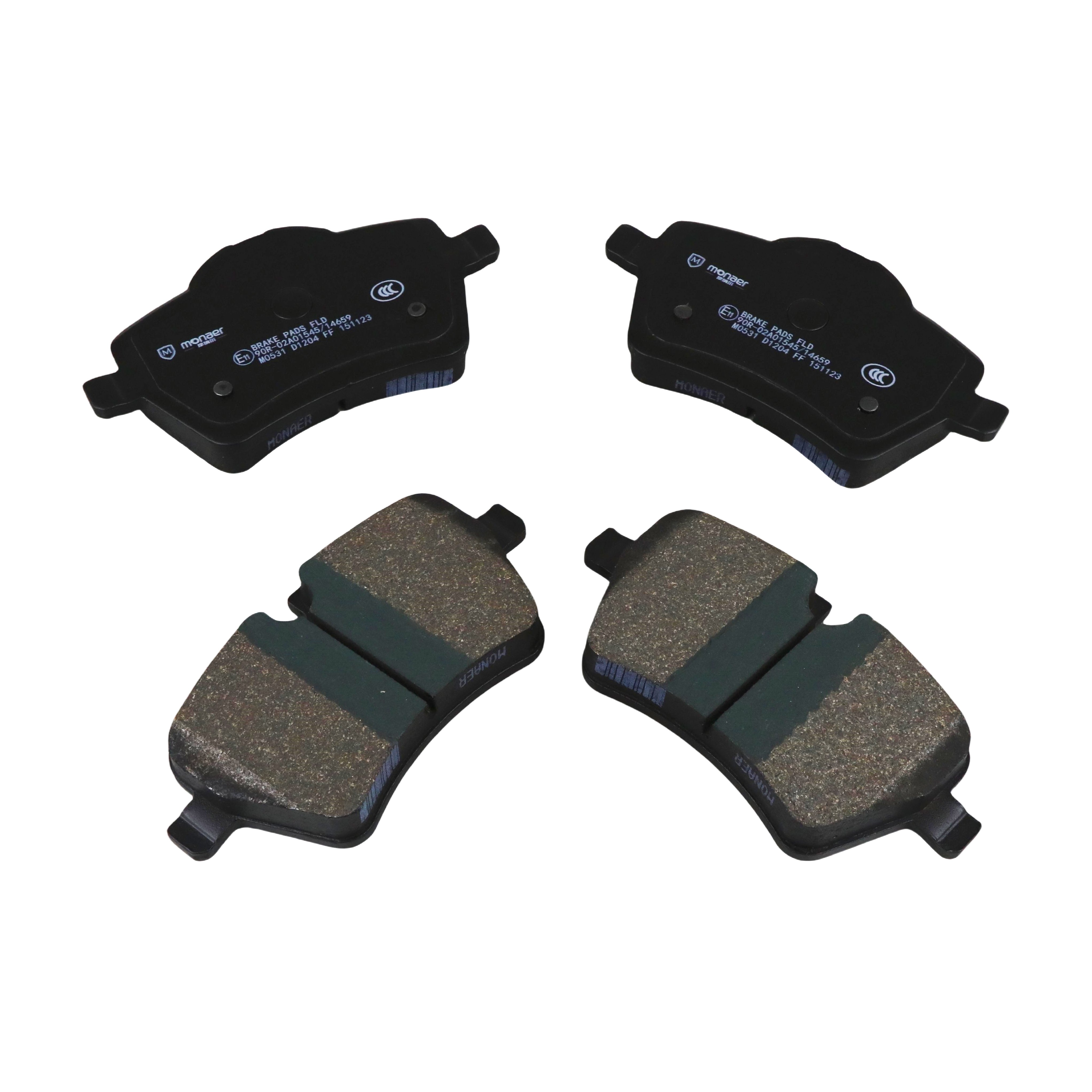 M0531 Brake Discs D1204 High Quality Ceramic/Low-Metallic Brake Pads for MINI