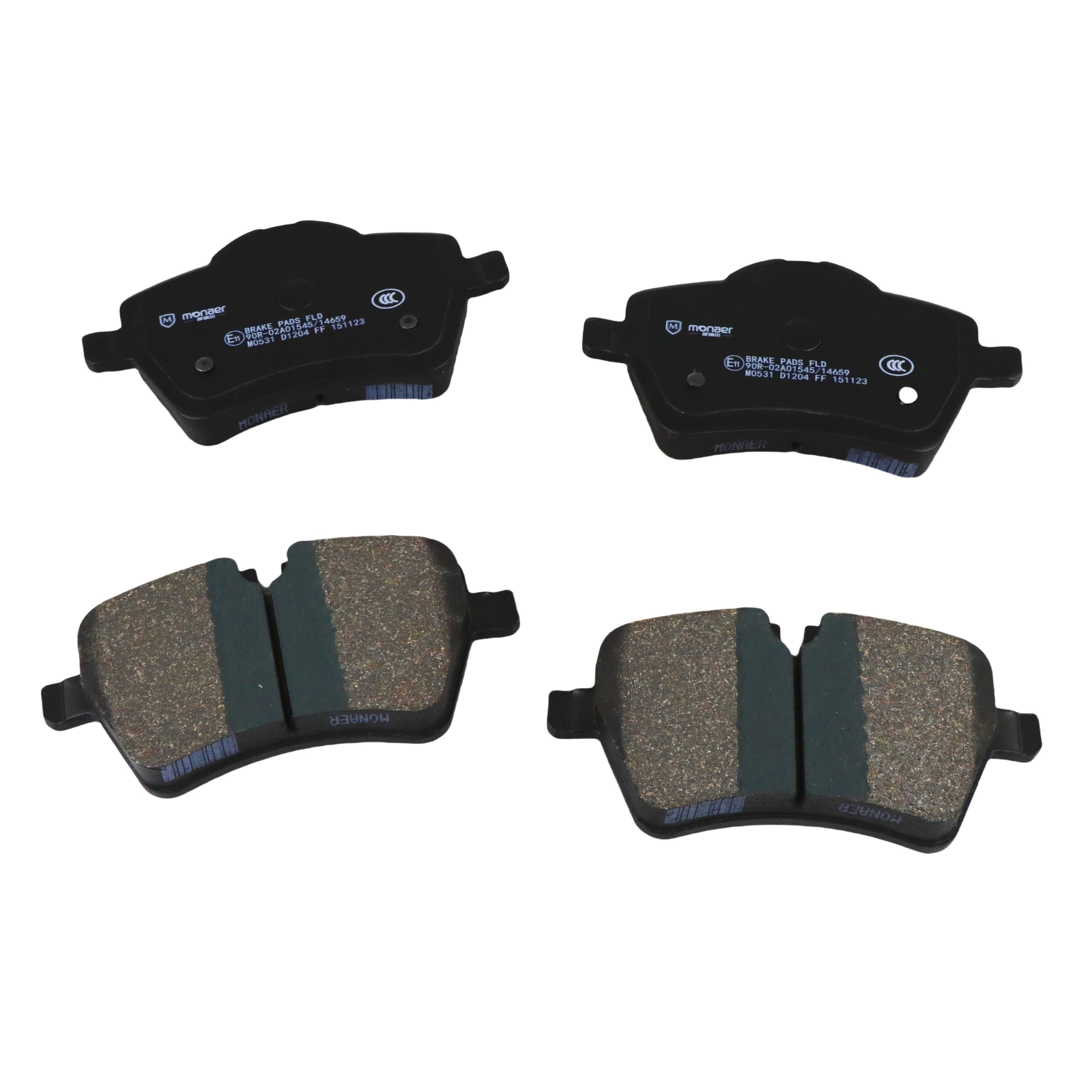 M0531 Brake Discs D1204 High Quality Ceramic/Low-Metallic Brake Pads for MINI