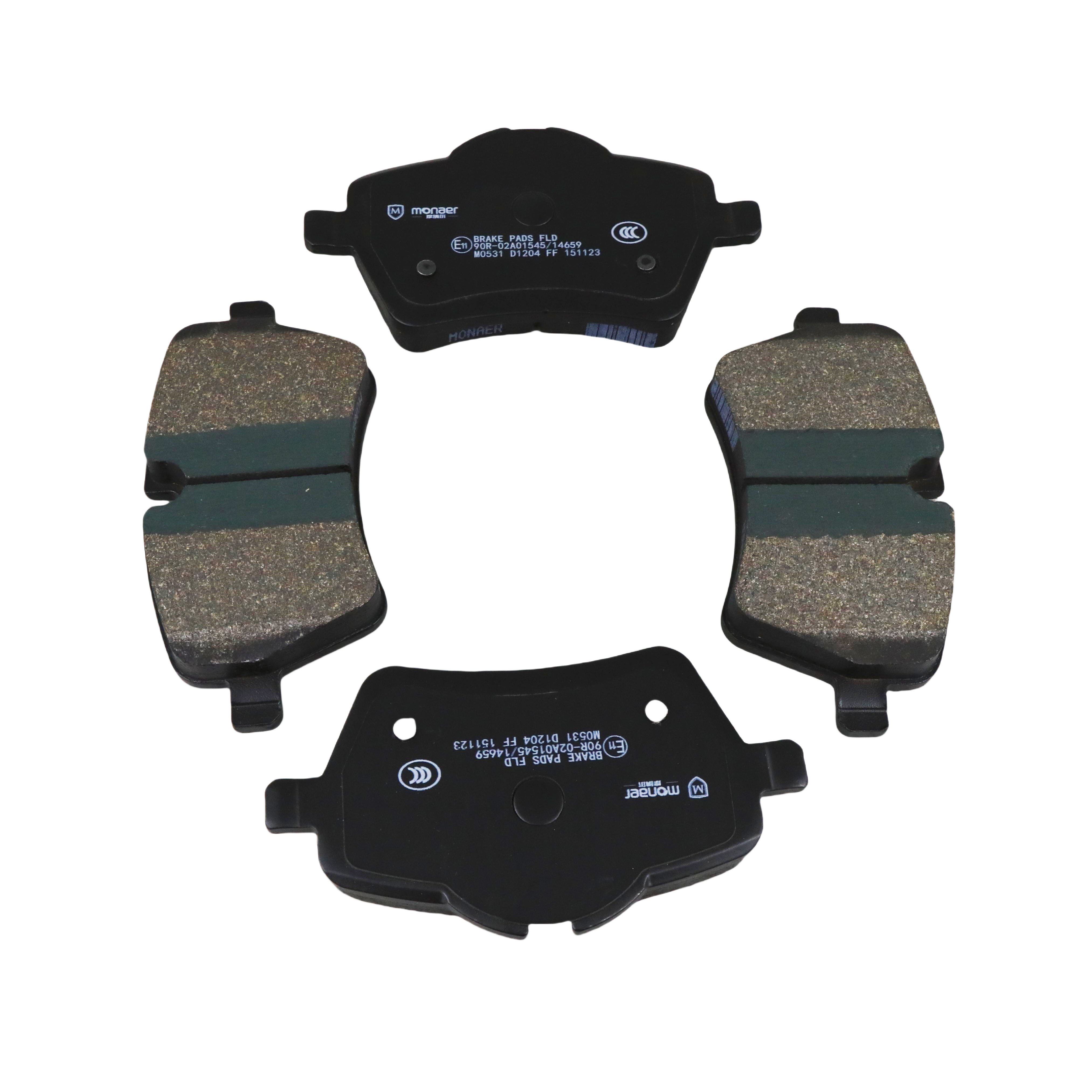 M0531 Brake Discs D1204 High Quality Ceramic/Low-Metallic Brake Pads for MINI