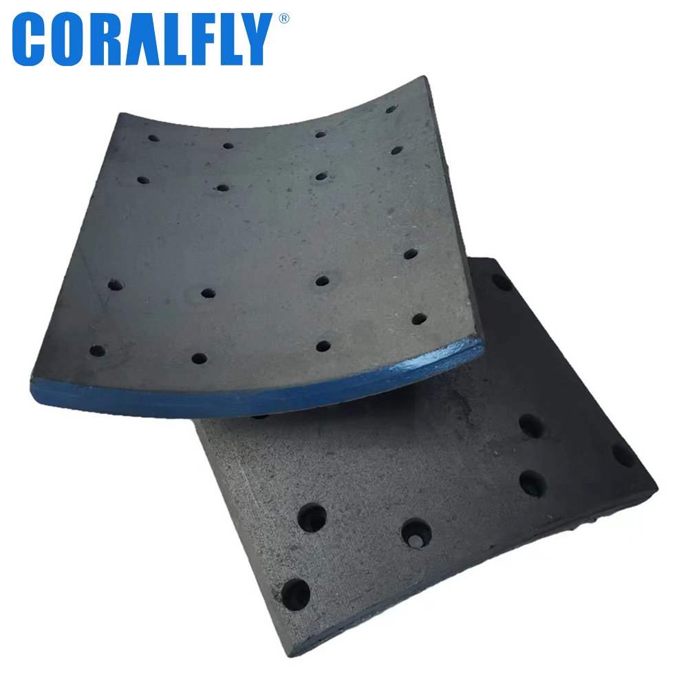 Coralfly Trailer Brake Lining for Crane 19035 Truck Brake Lining for Heavy Truck