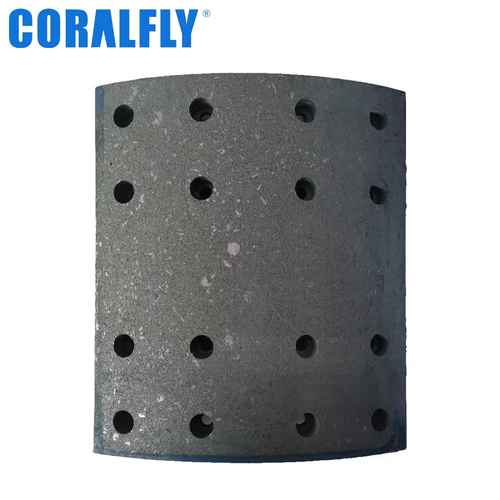 Coralfly Trailer Brake Lining for Crane 19035 Truck Brake Lining for Heavy Truck