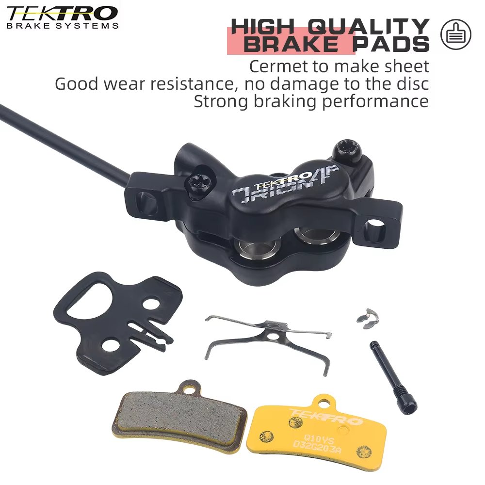 HD-M745 Mountain Bike 4 Piston Hydraulic Disc Brakes Front Rear BL BR Bicycle Caliper Lever Hydraulic Brake
