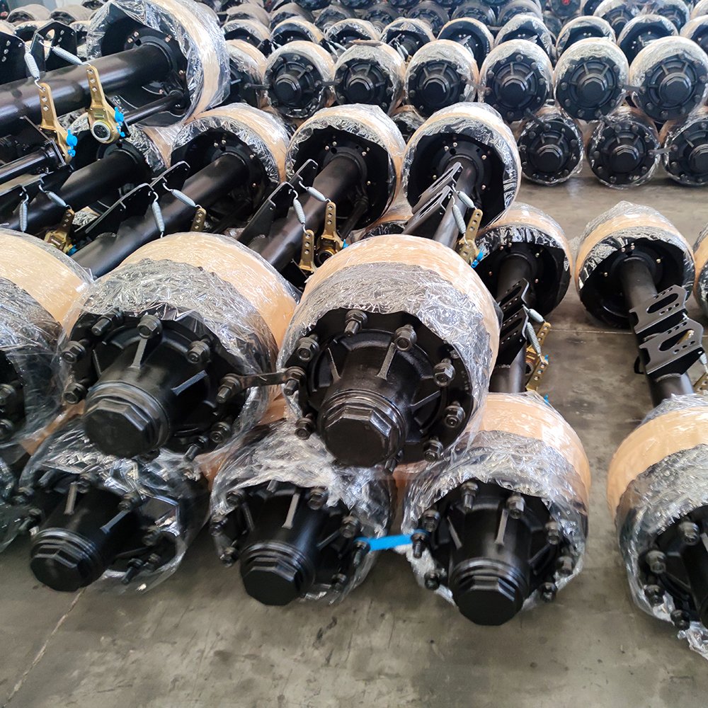 2023 Factory Manufacturing 5000 KG Axles 7K TK - 7000 Lb Electric Brake 8 Lug Trailer Axle