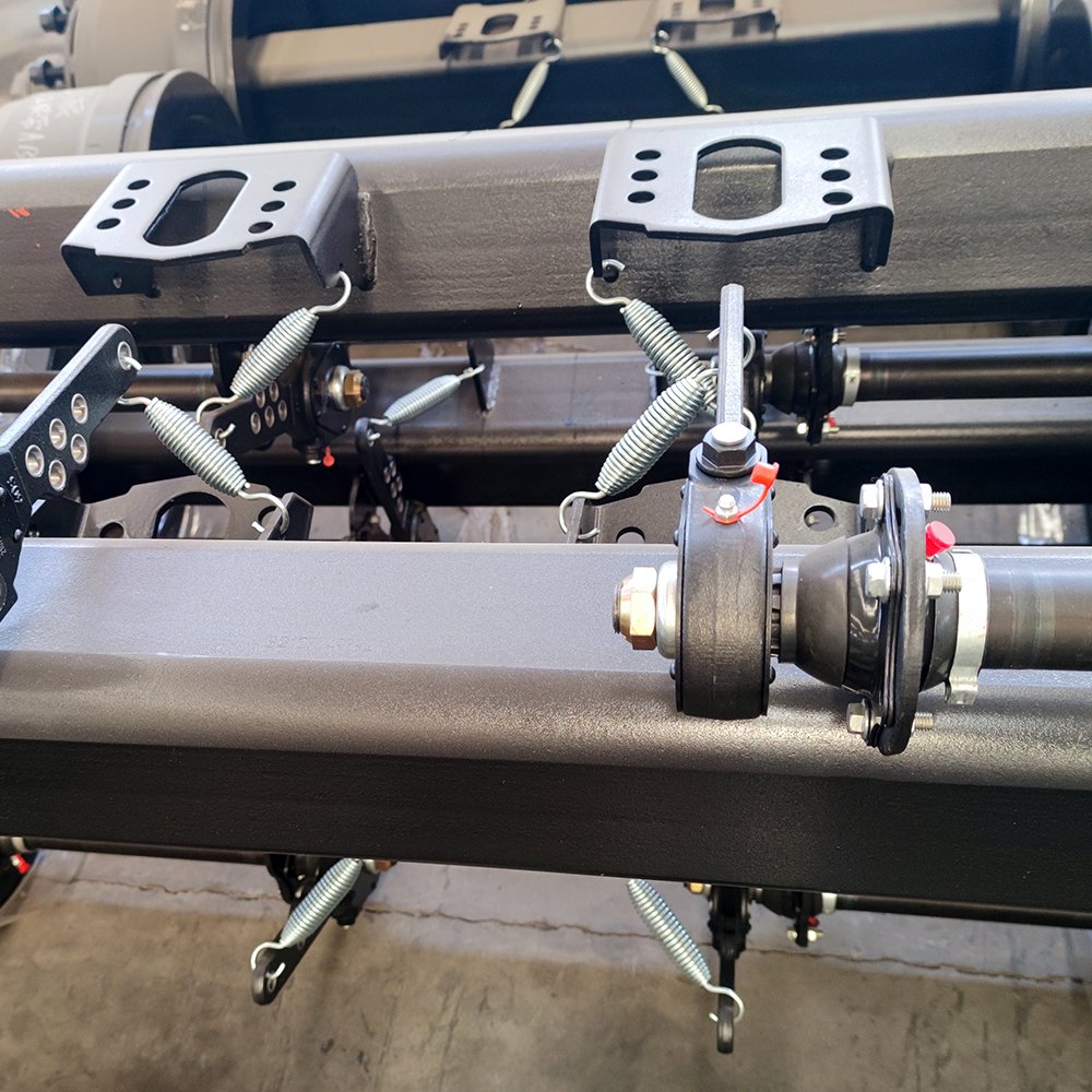 2023 Factory Manufacturing 5000 KG Axles 7K TK - 7000 Lb Electric Brake 8 Lug Trailer Axle