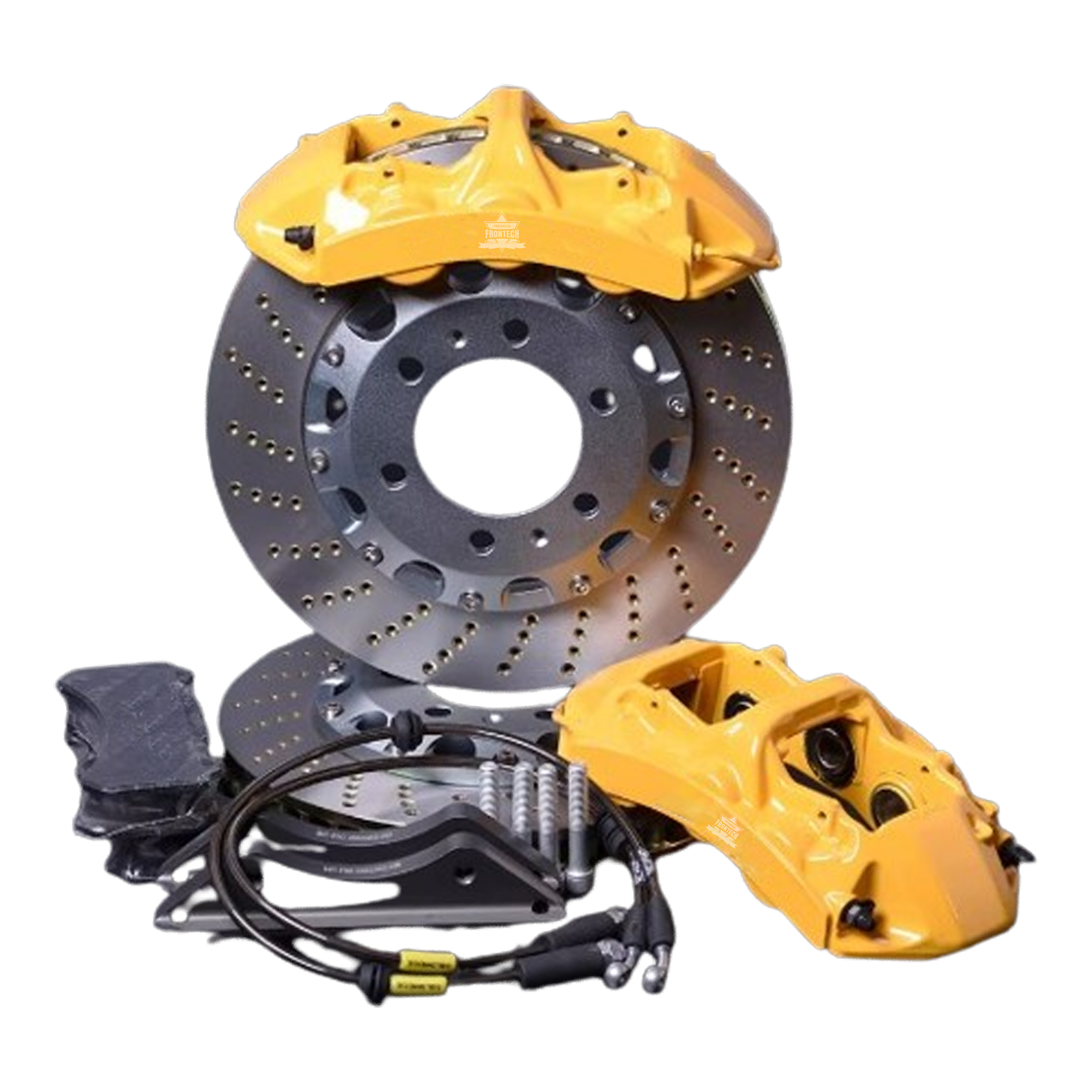 6 Pot Brake Caliper Cover with Repair Kit Brake Calipers for Audi A7 Sline Foton Toano Mercedes C300 Various Models