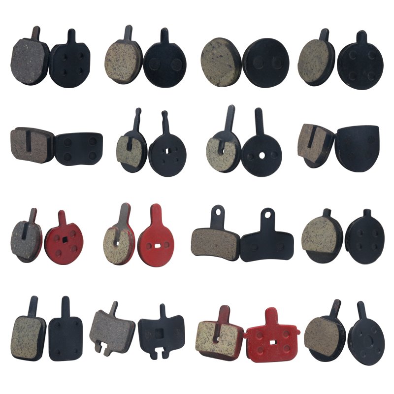 RIDERACE MTB Bicycle Disc Brake Pad Hydraulic Disc Brake Pads Semi-Metallic Resin Cycling Brake Pads for SHIMANO SAINT QUADIEM