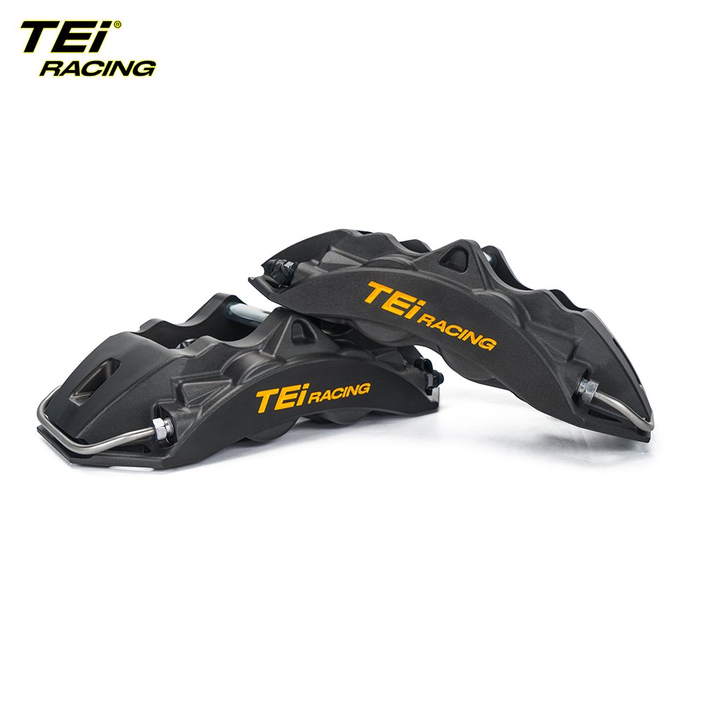 TEiRacing P41-super Big Brake Kit Front 4 Pot Caliper with 286/296 mm Disc Rotor Auto Brake System for 15/16 Inch Rim Car Model