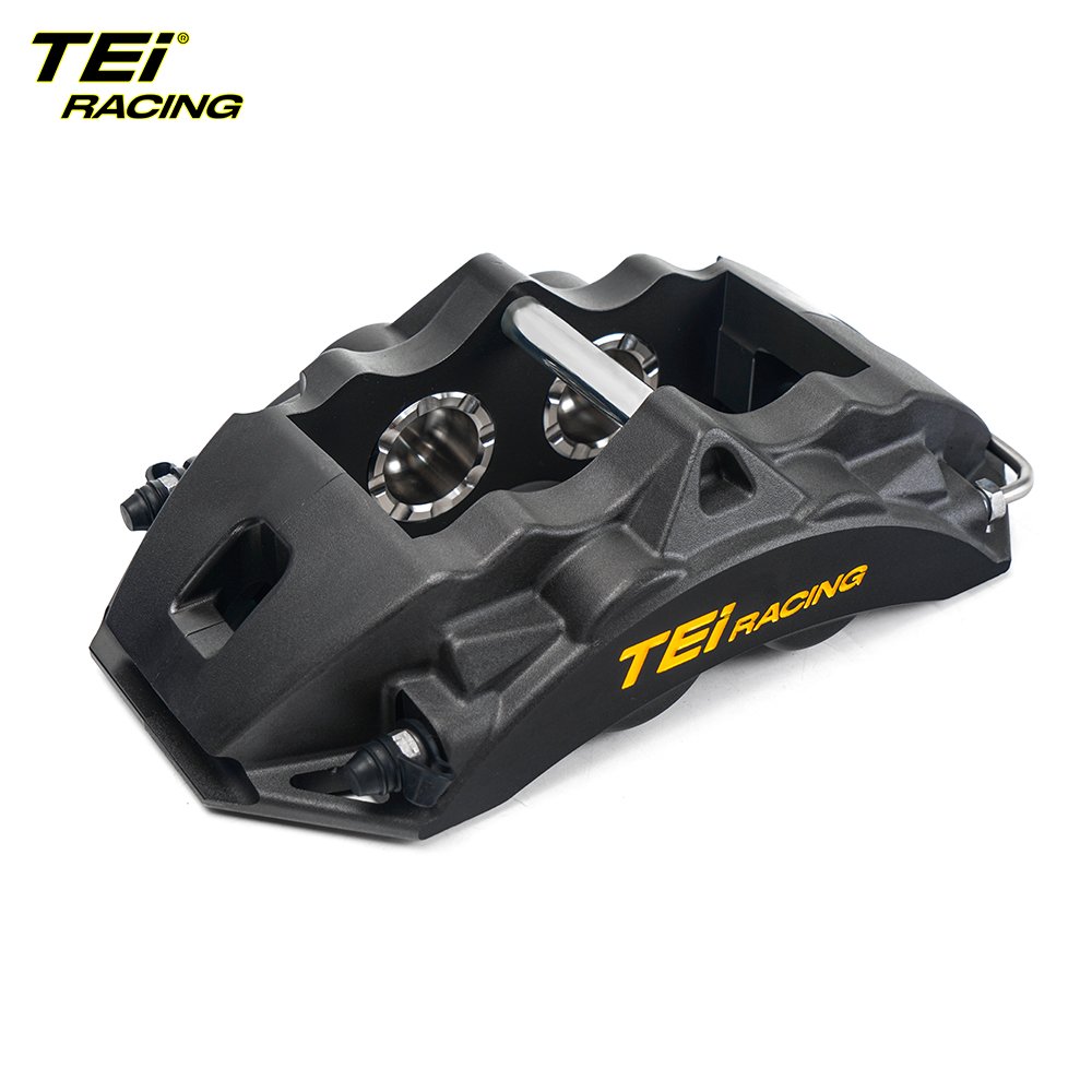 TEiRacing P41-super Big Brake Kit Front 4 Pot Caliper with 286/296 mm Disc Rotor Auto Brake System for 15/16 Inch Rim Car Model
