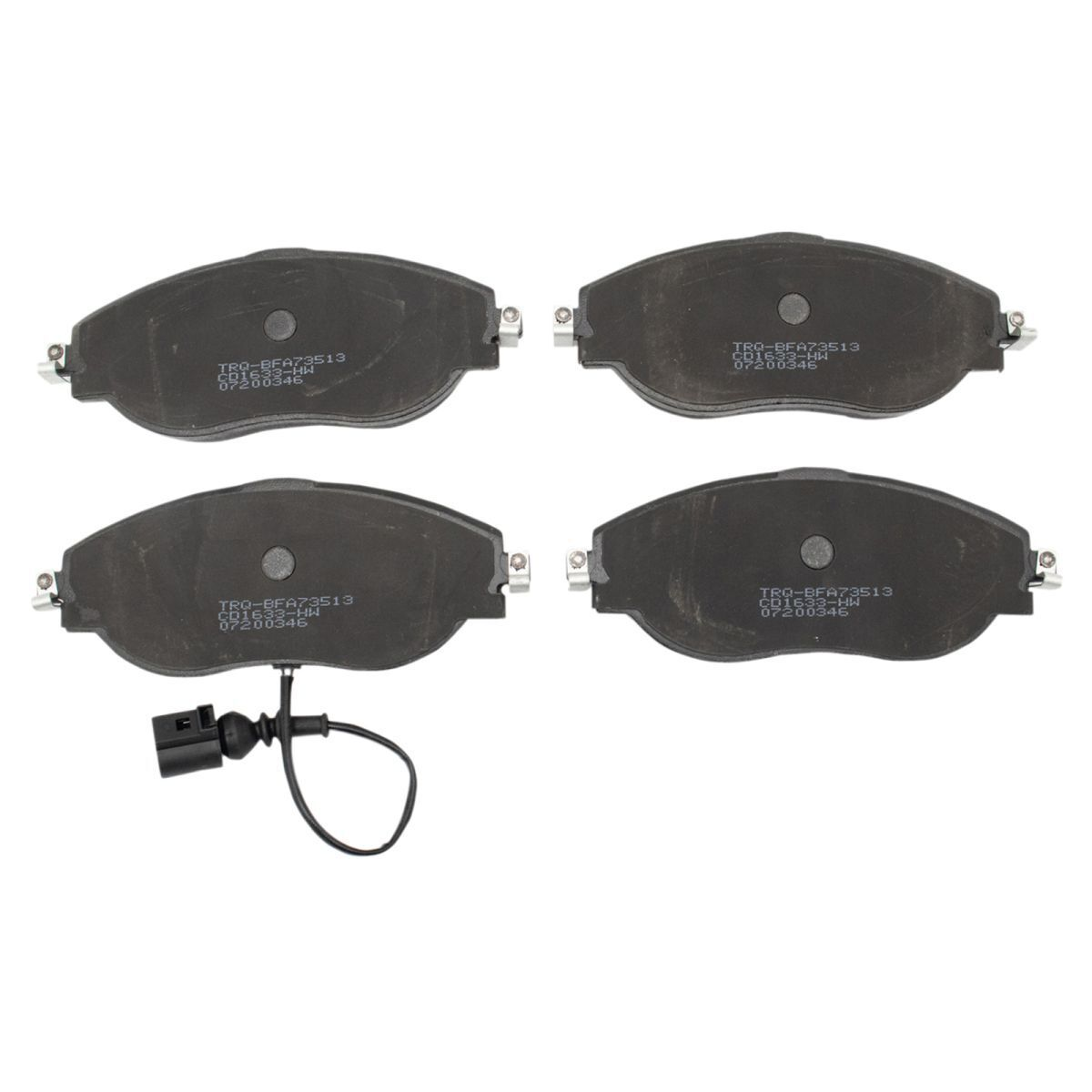 D1633 Brake Pads for VW CC 358 Front NK 3C0698151E 3C0698151G 3C0698151F