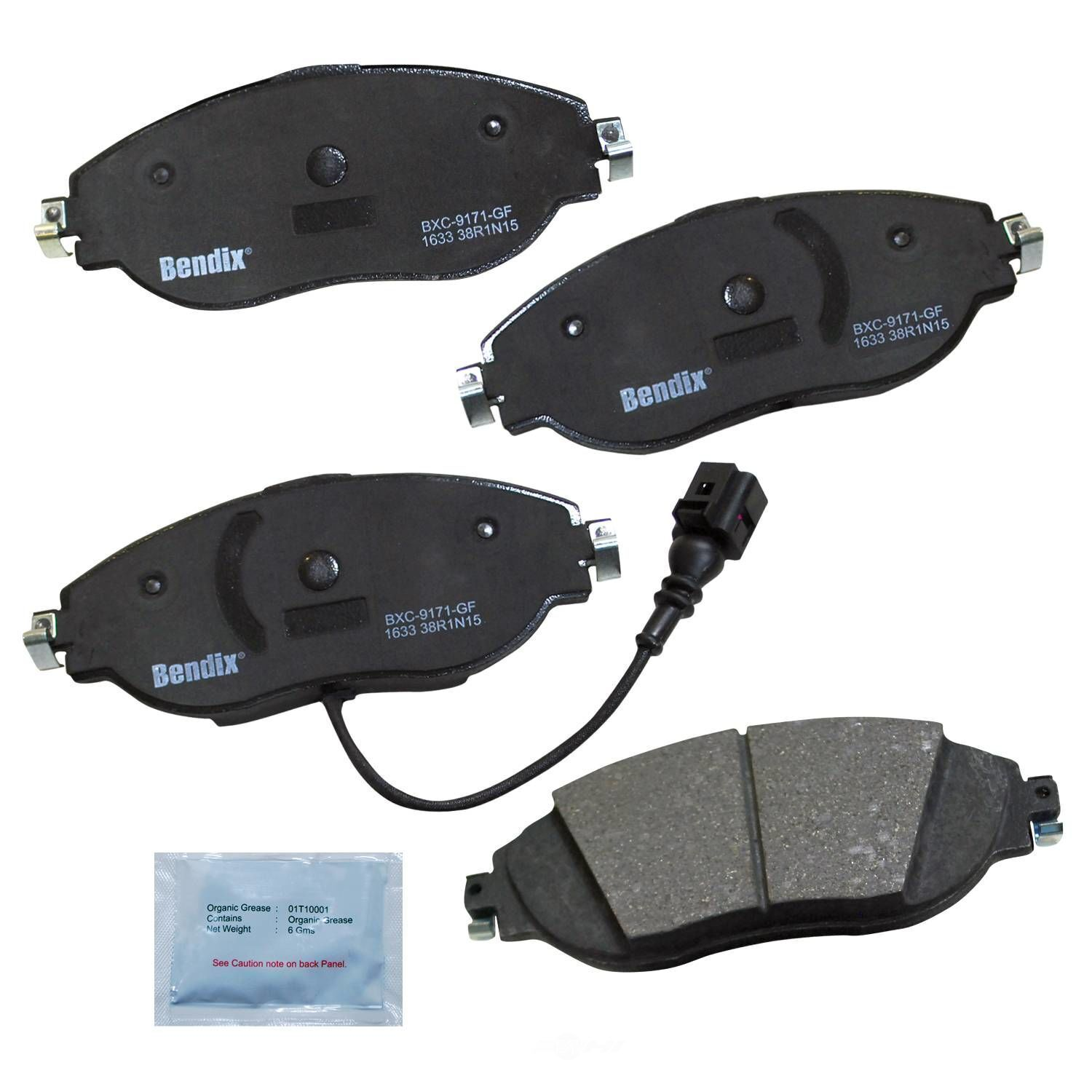 D1633 Brake Pads for VW CC 358 Front NK 3C0698151E 3C0698151G 3C0698151F