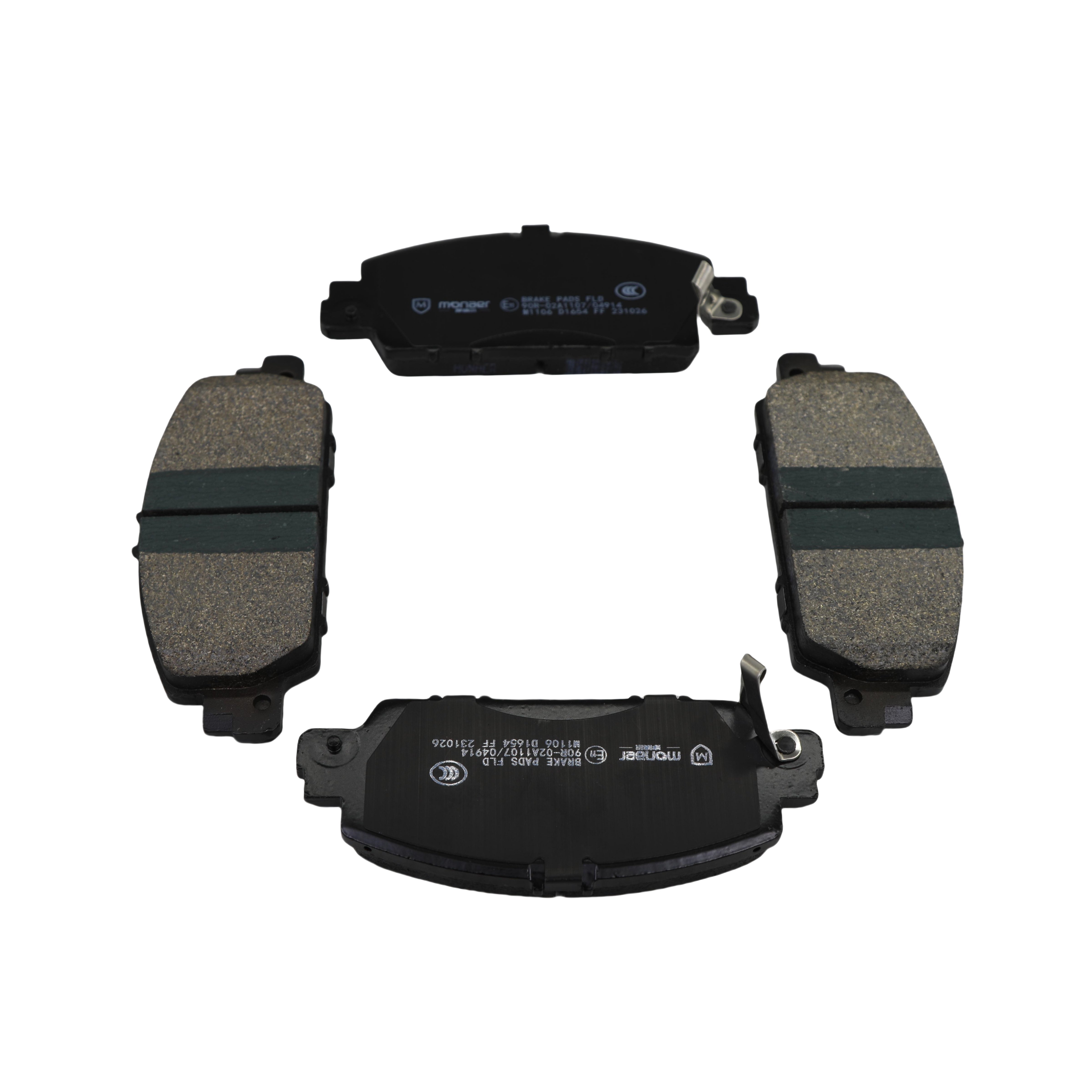 D1654/ 45022-T2G-A00 Auto Spare Parts Monaer Rear Ceramic Brake Pads for HONDA