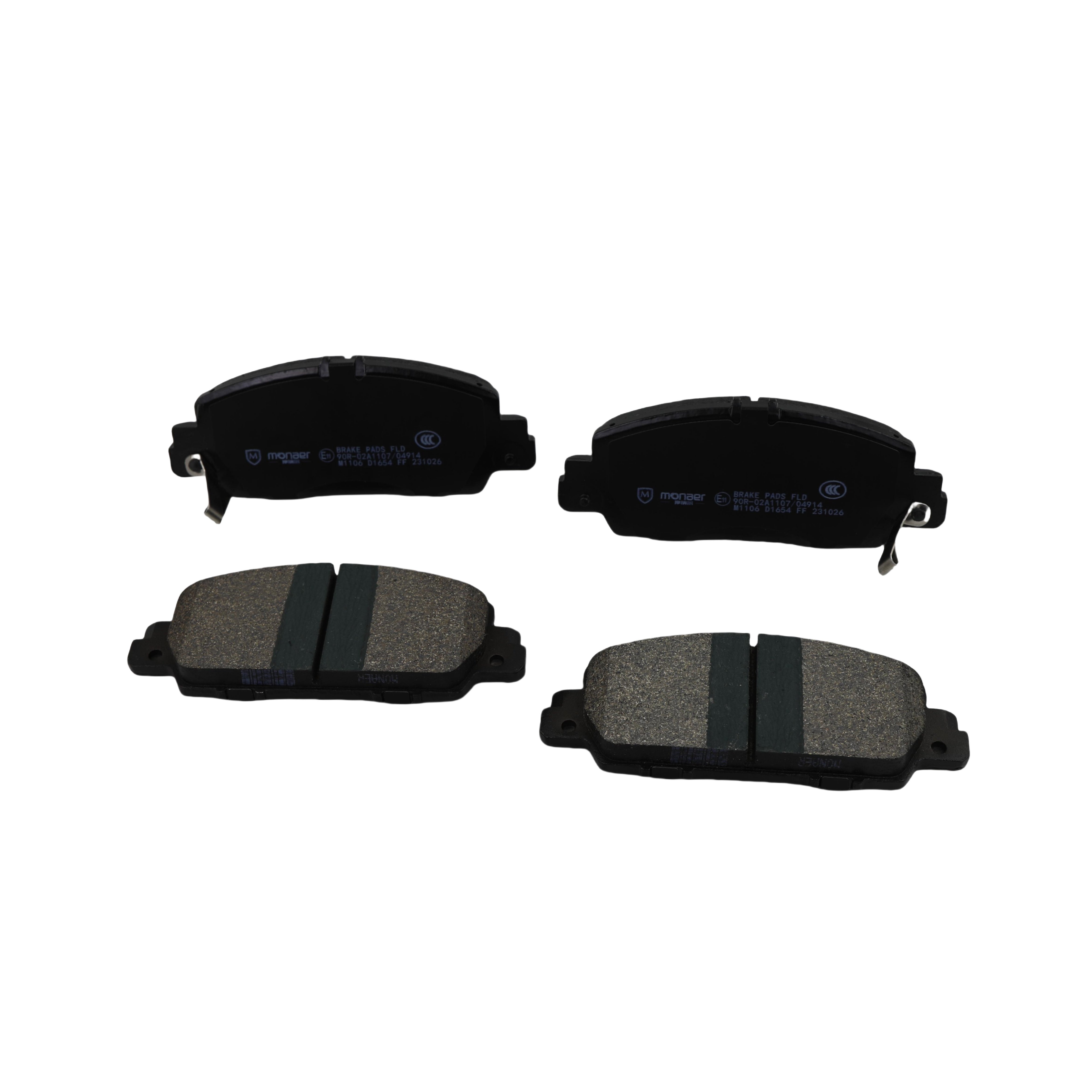 D1654/ 45022-T2G-A00 Auto Spare Parts Monaer Rear Ceramic Brake Pads for HONDA