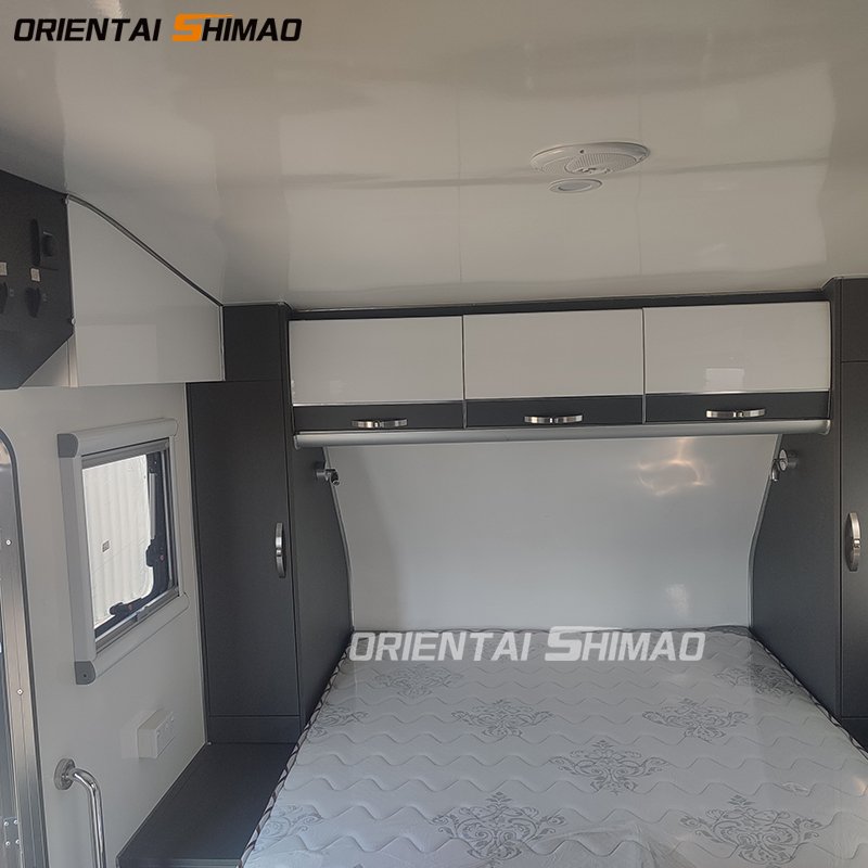 Oriental Shimao 4*4 Rv Hybrid caravan Travel Forward Fold Road Campering Offroad Camper Trailer with Slide Outs