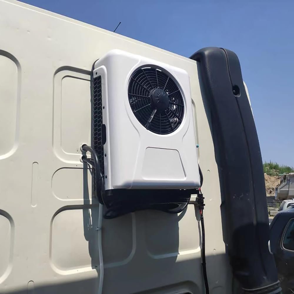 Truck Bus Trailer Ac Unit Universal 12V 24V Air Conditioner 12V Truck Air Conditioner for Vans Agricultural Vehicles Excavators