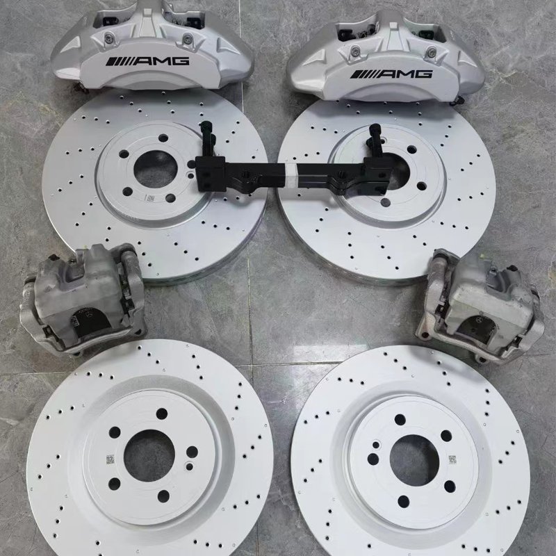 Original for AMG Four-Piston Brake Calipers for Mercedes-Benz A45 GLA45 CLA45 A35 GLB35 GLA35 W177 W247 W118 New Condition