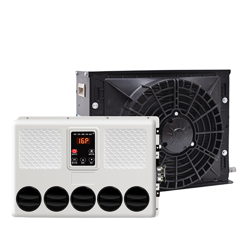 Electric Car AC Sleeper Air Conditioner System Rear Mounted Split for Car Truck Rv Parking Air Conditioner 12v