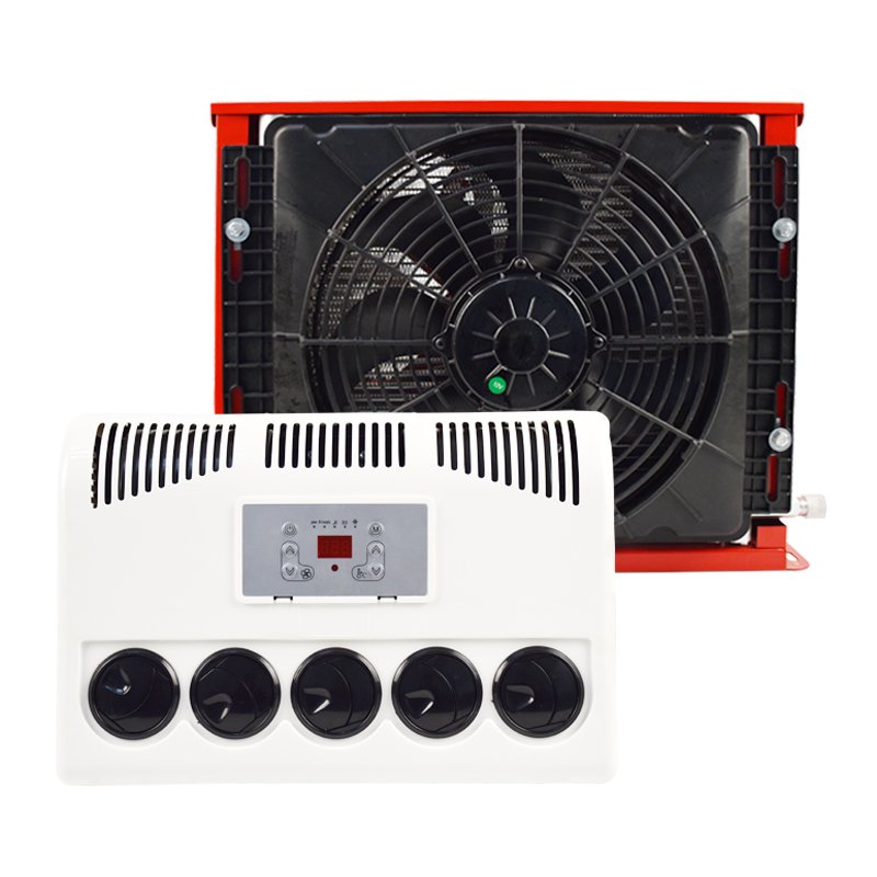 Electric Car AC Sleeper Air Conditioner System Rear Mounted Split for Car Truck Rv Parking Air Conditioner 12v