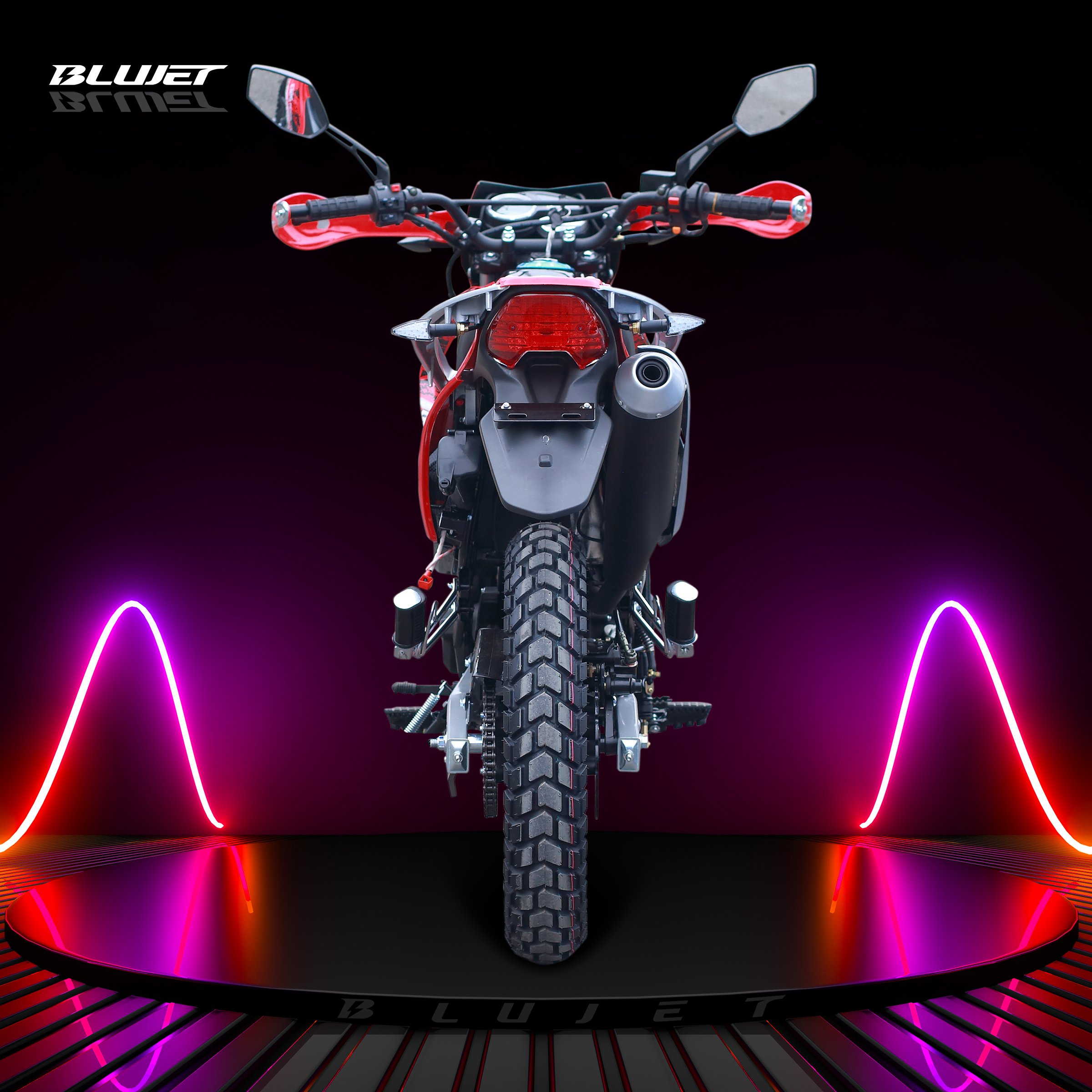 250 Cc 250cc Push Rod CG250 Engine Digital Meter Disc Brake Street Legal Motorcycles