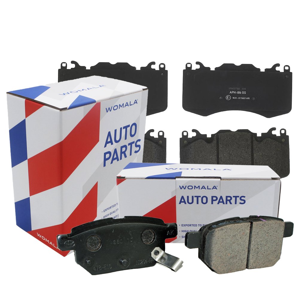 Womala Low Price Production of Car Brake Pads OE 30793539 31277334 31423652 Brake Pad Set for Volvo S60 S80 V60 XC70 Auto Parts