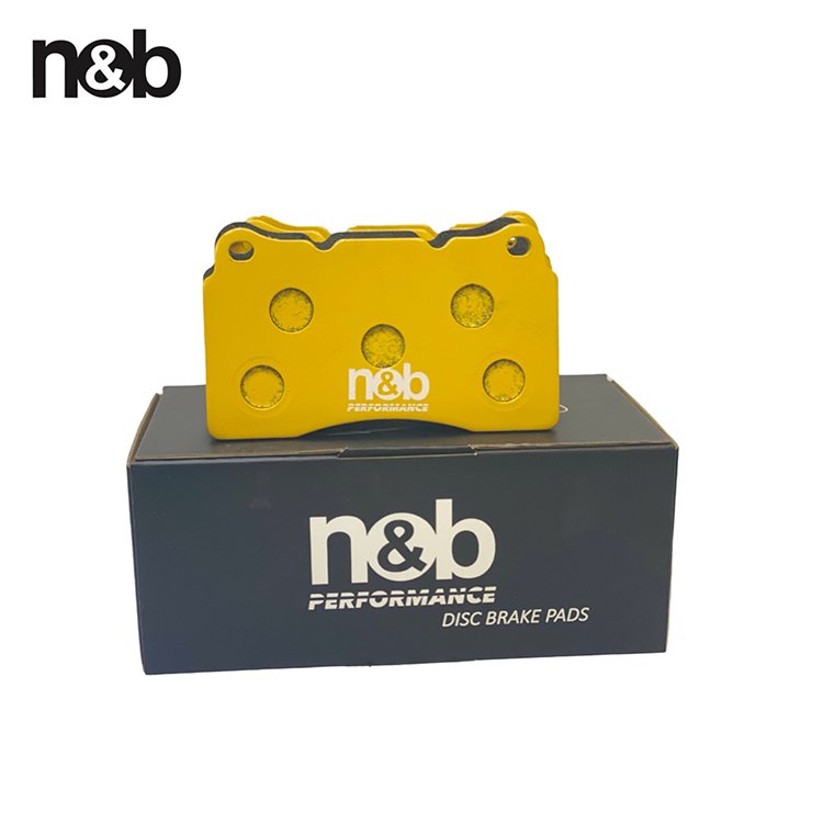 N&b on Sale Racing NAO Ceramic Brake Pads for Brembo Brake System 4 Pot Calipers Brake Pads