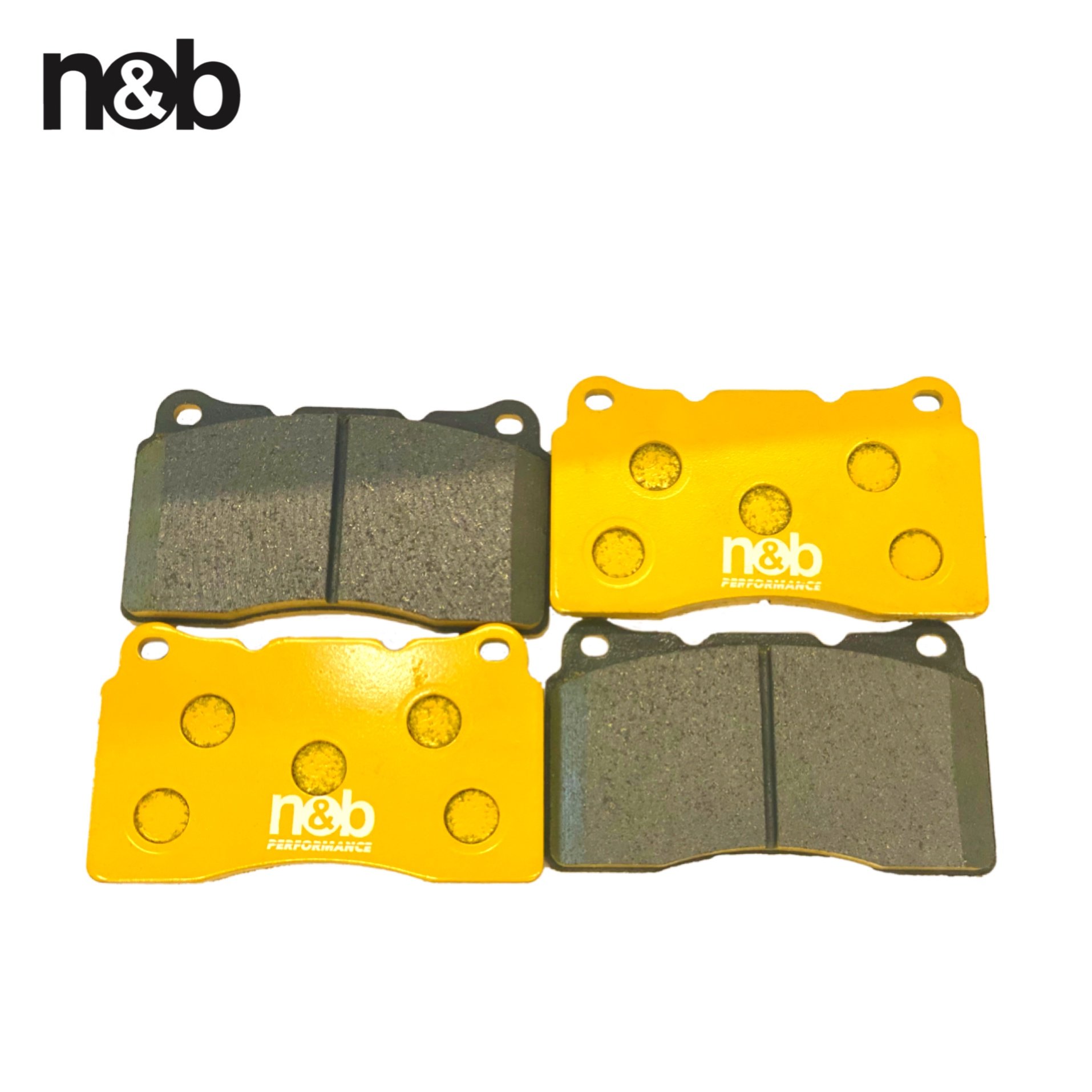 N&b on Sale Racing NAO Ceramic Brake Pads for Brembo Brake System 4 Pot Calipers Brake Pads