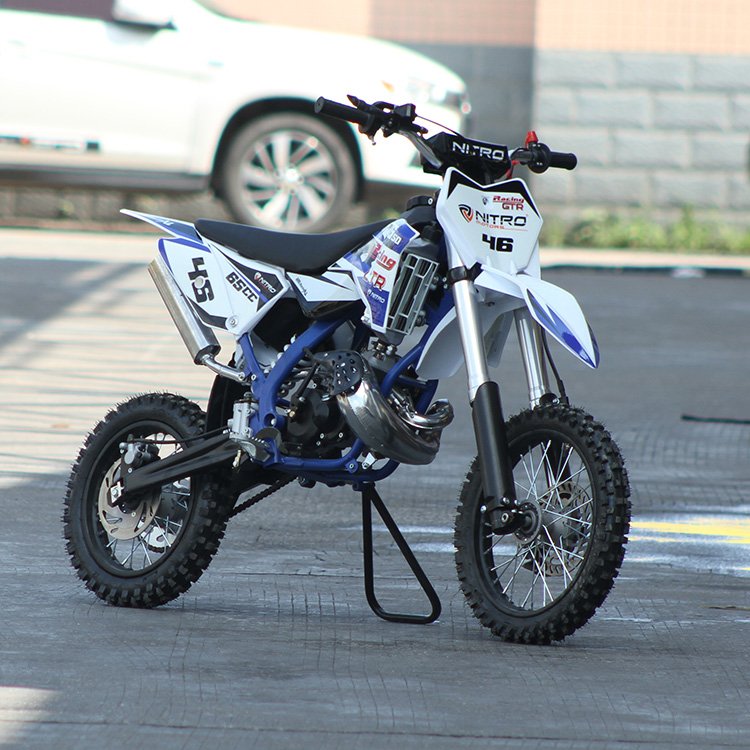 Top Quality Kick Start Chain Drive 65cc Water Cooled 2 Stroke Engine Chinese Motocross Bikes