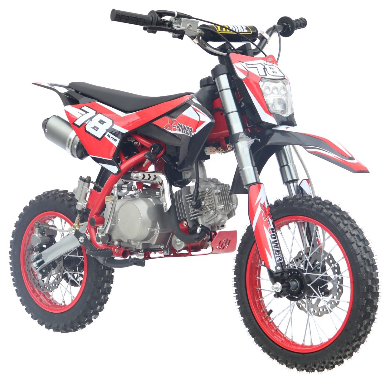 D7-18 Off-road Motorcycles Motorbike Cross Pocket Bike Pit Bike 4 Stroke Engine Gas 125cc Dirt Bike for Sale