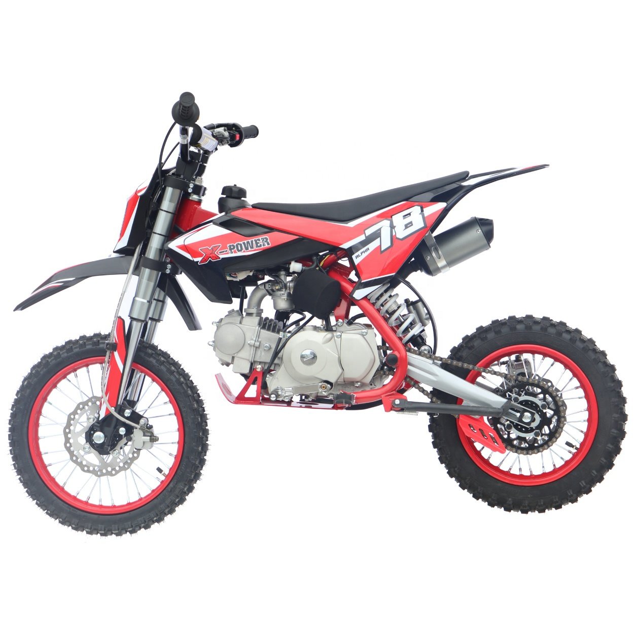 D7-18 Off-road Motorcycles Motorbike Cross Pocket Bike Pit Bike 4 Stroke Engine Gas 125cc Dirt Bike for Sale