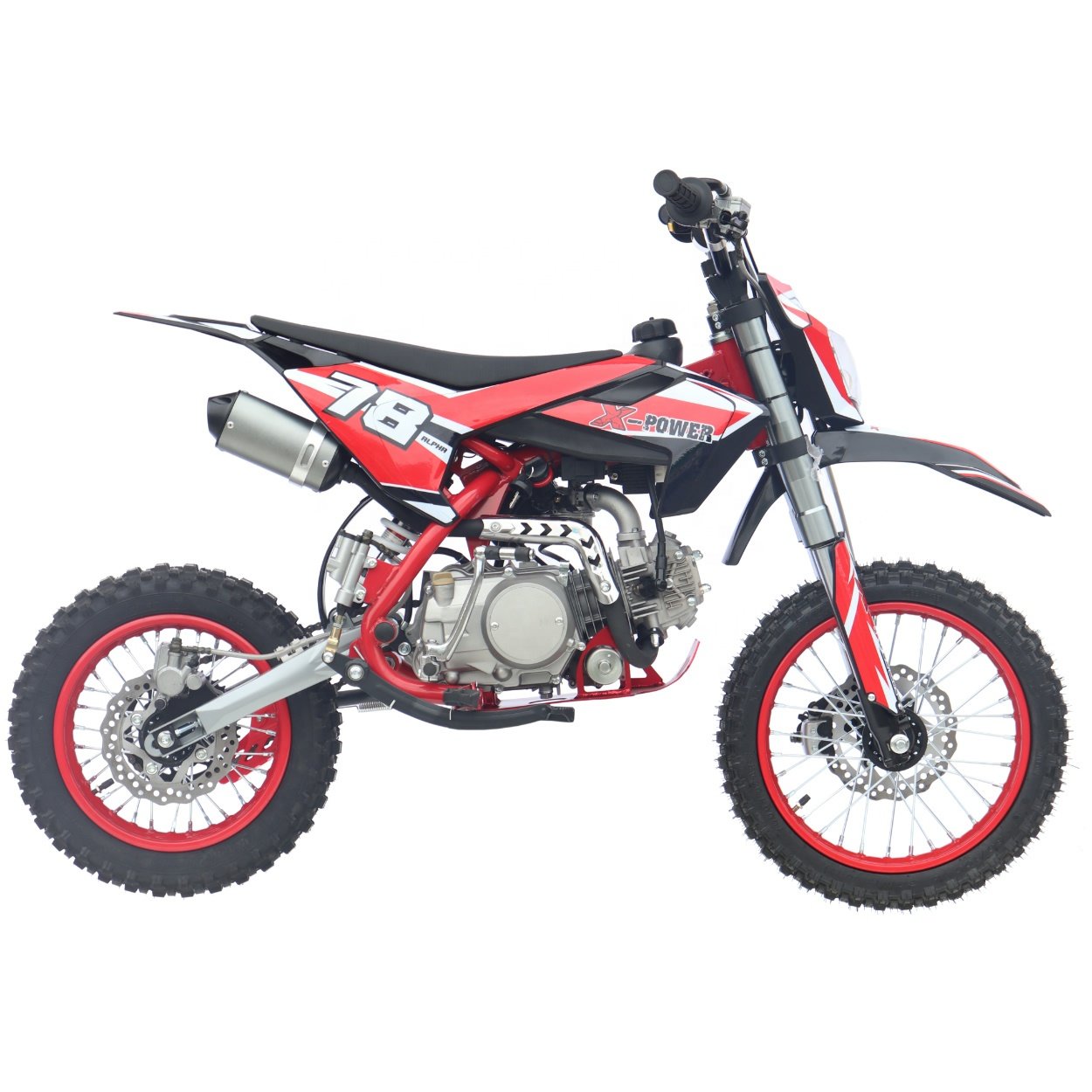 D7-18 Off-road Motorcycles Motorbike Cross Pocket Bike Pit Bike 4 Stroke Engine Gas 125cc Dirt Bike for Sale