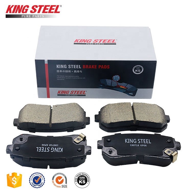 KINGSTEEL OEM 58302-E6A10 58302-D4A00 58302-D5A30 Car Auto Parts Auto Brake Systems Ceramic Semi Metal Brake Pads for HYUNDAI