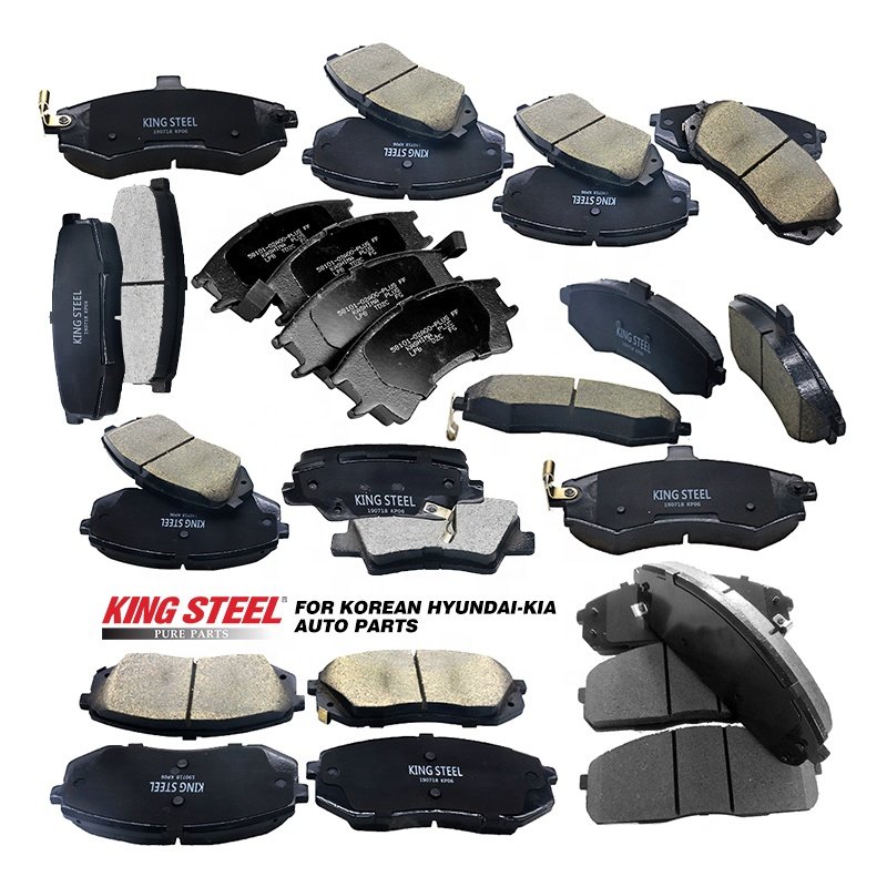 KINGSTEEL OEM 58302-E6A10 58302-D4A00 58302-D5A30 Car Auto Parts Auto Brake Systems Ceramic Semi Metal Brake Pads for HYUNDAI