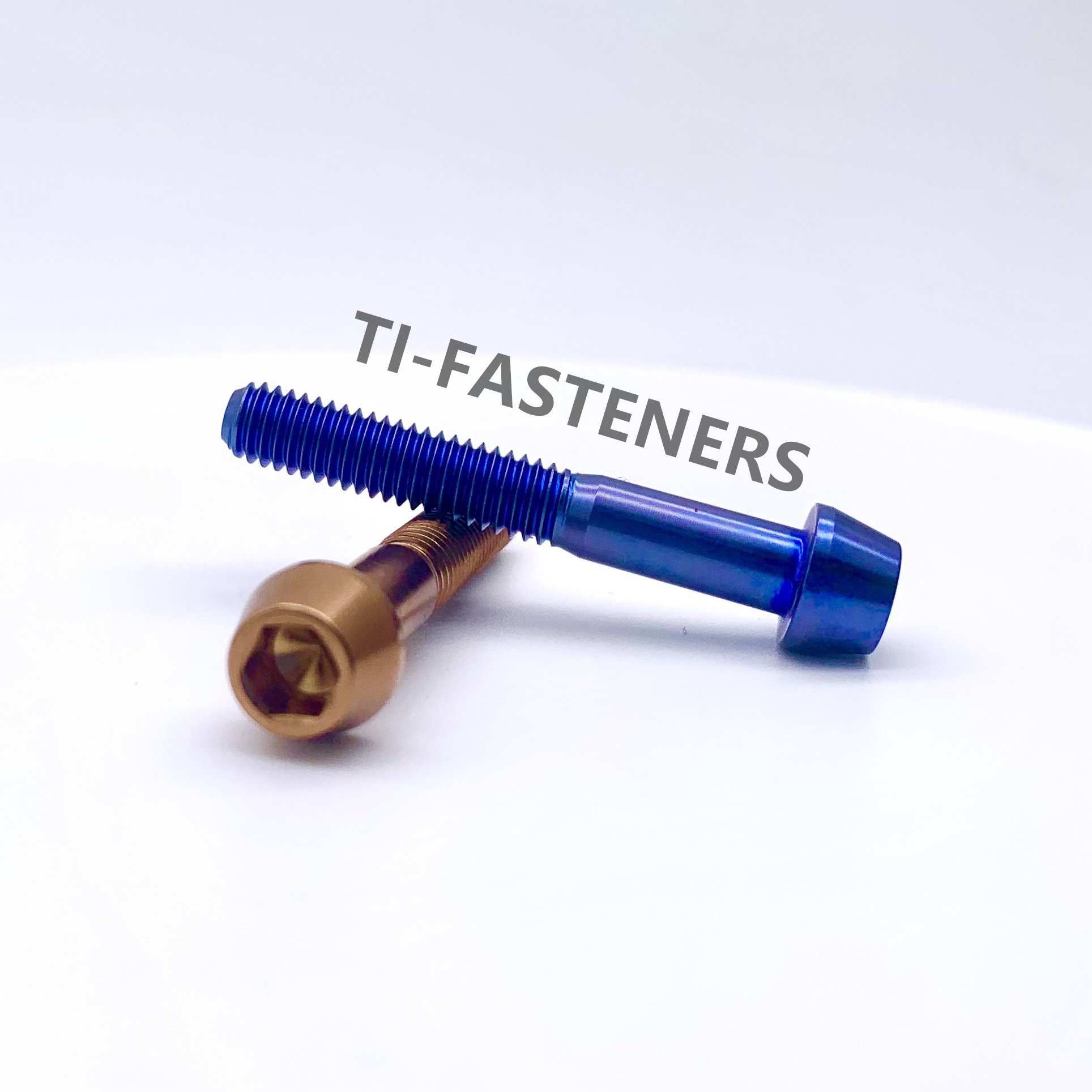 Hot Selling Titanium Bolt M5x15 20 25 30 35 40 45 50 55 mm Allen Key Taper Hex Head DIN912 Screws for Bicycle Stem Seatpost