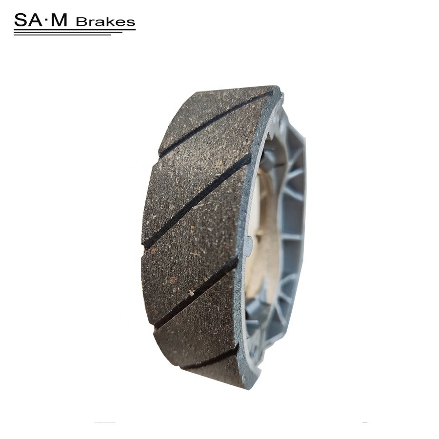 Hot Sale High Strength Cast Aluminum Slotted Motorcycle Brake Shoes for XRM WAVE 125 CG125