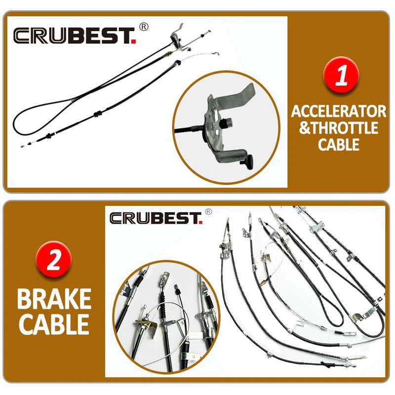 Sample Free Car Hand Brake Cable OEM 46740888 Auto Brake Cable Parking Brake Cable