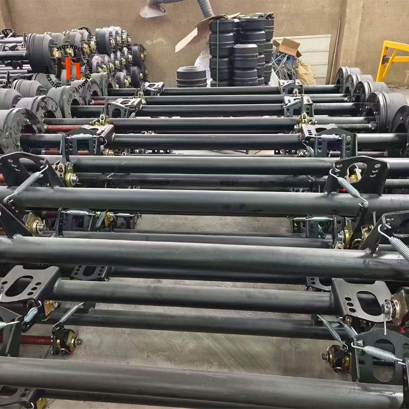 Trailer Parts Wholesaler Supplies 10 Inch Steel Brake Drums With 1.8t 10T 12T Mechanical Drum Brakes New Used Trailers Axles