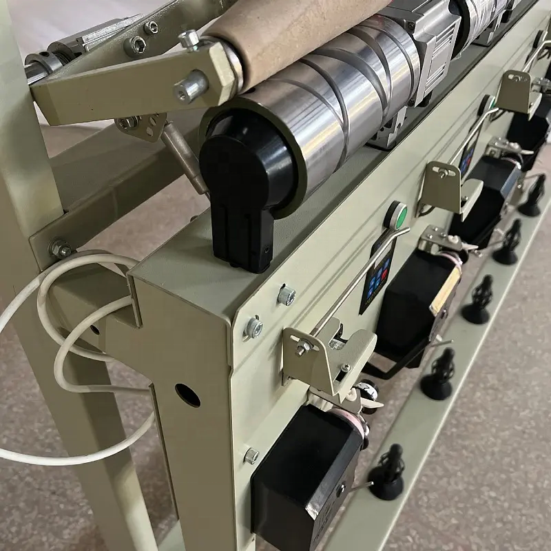 4 Heads High Speed Cone to Cone Winding Machine with Oiling with Wax Factory Price