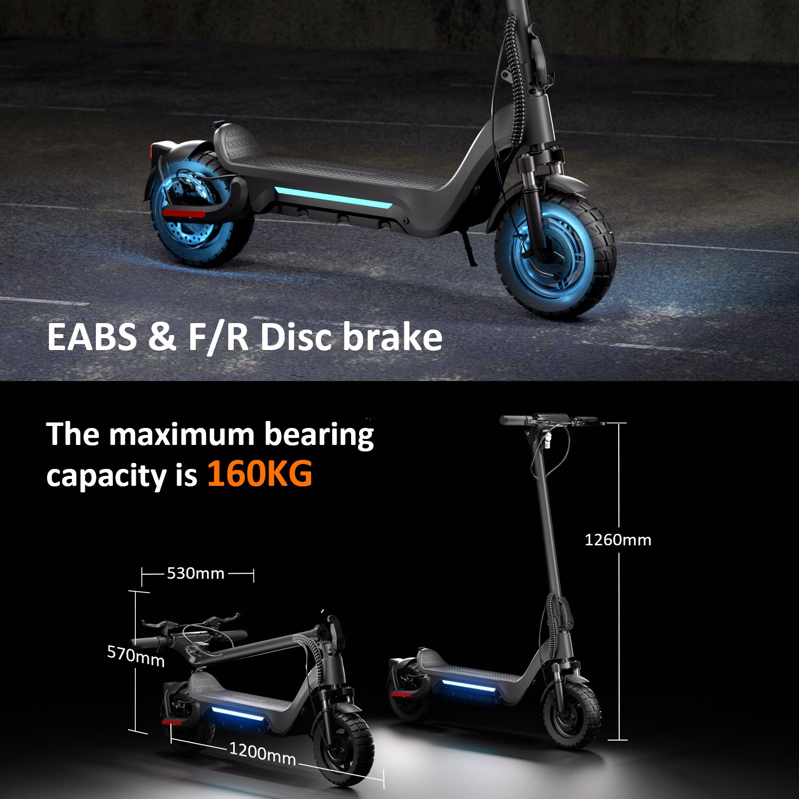 2024 EU Warehouse Germany Free Shipping 500W 800W 1000W 48v Battery Foldable With Full Suspension Adult Electric Scooters