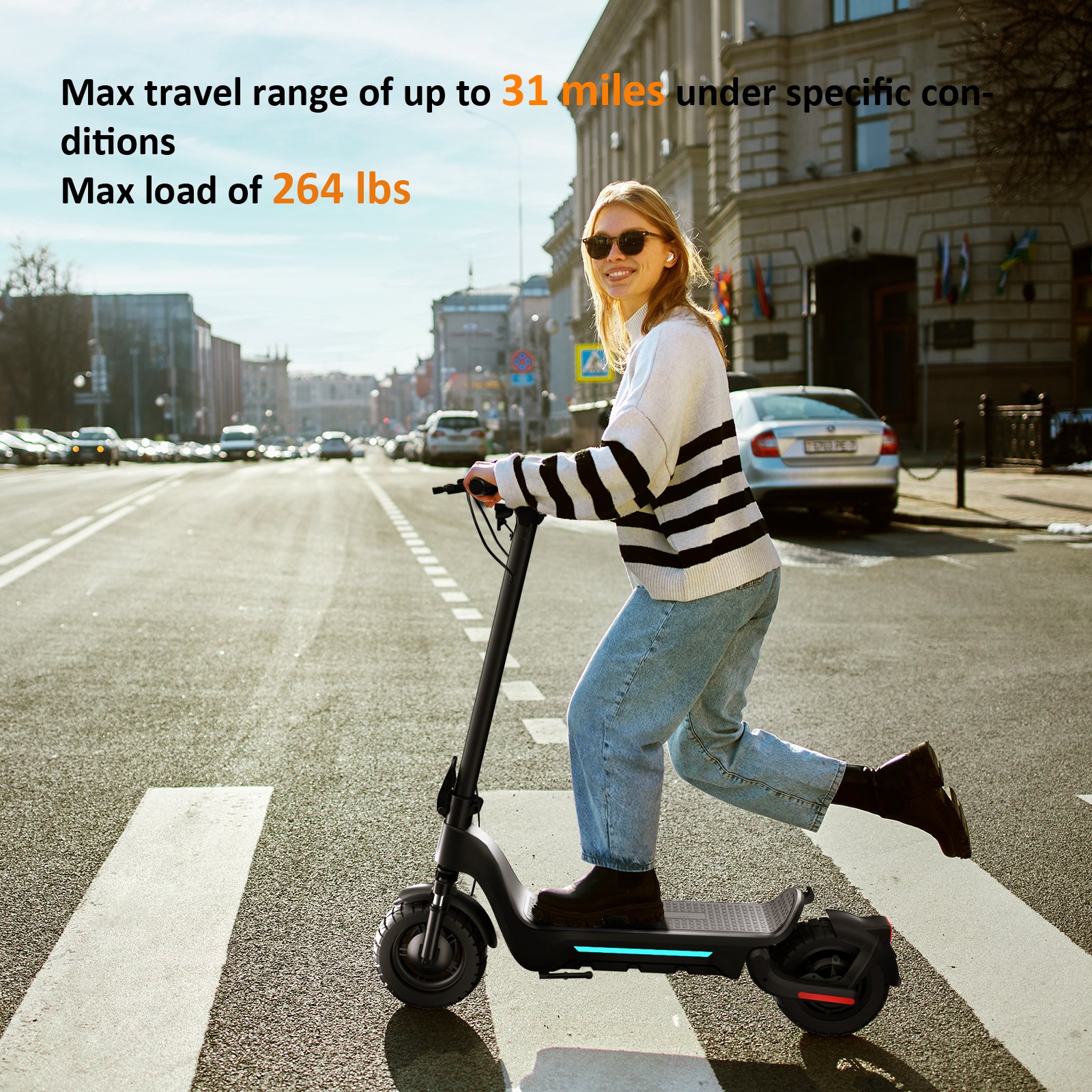 2024 EU Warehouse Germany Free Shipping 500W 800W 1000W 48v Battery Foldable With Full Suspension Adult Electric Scooters