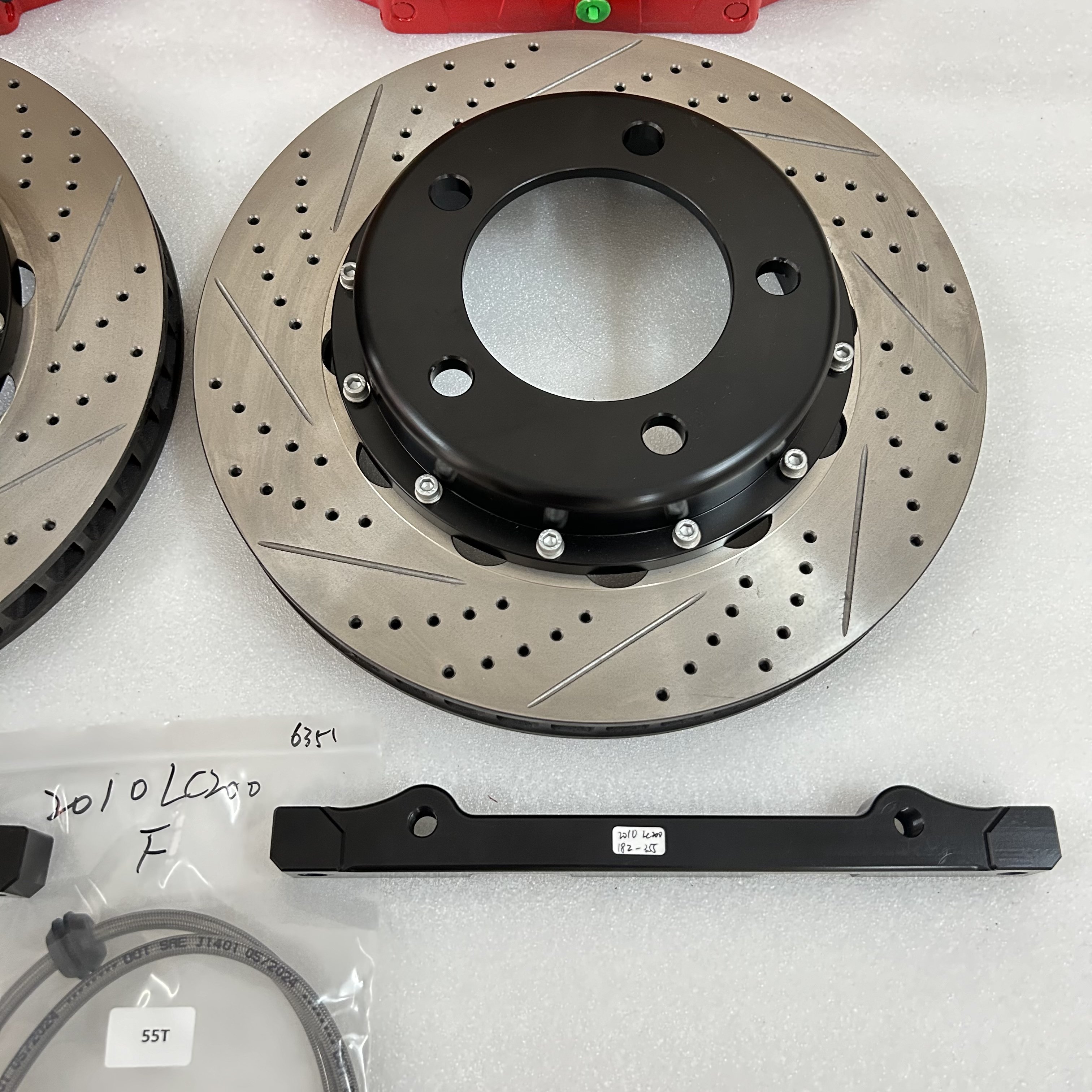 Jekit Car Accessories 6 Pots 18Z With 355*32mm Hole Line Disc for Toyota LC200 2010 Year