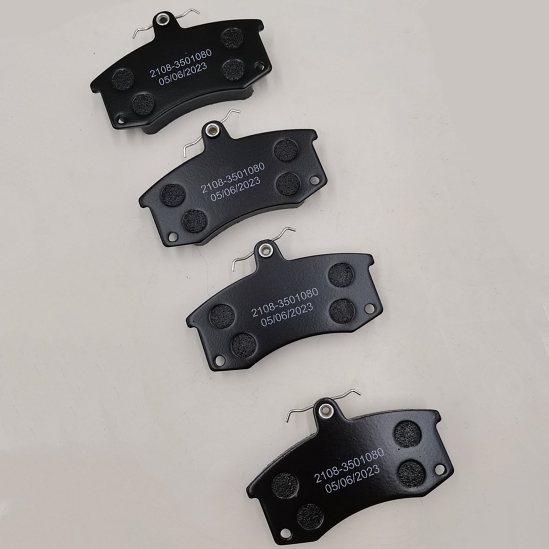 High Performance Hot Sale Carbon Wholesale Car Brake System Parts 2108-3501080 Brake Pads for LADA